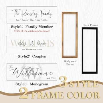 Personalized Wooden Wedding Sign for Couples 2025