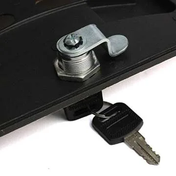 Secure Vintage Mailbox for Classic Home Decor