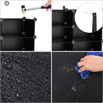 SONGMICS Shoe Rack Space-Saving 15-Slot Organizer