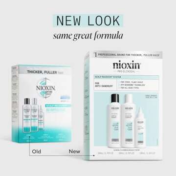 Nioxin Scalp Recovery Anti-Dandruff System Kit for Itchy & Flaky Scalp, Pyrithione Zinc, 6.8 fluid ounce (Packaging May Vary)