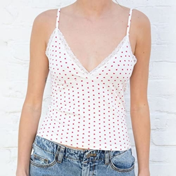 Stylish Women's Y2K Pajamas Set - Lace Trim & Shorts