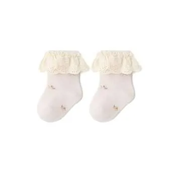 Toptim Vintage Baby-Girls Socks with Bow - Stylish Comfort