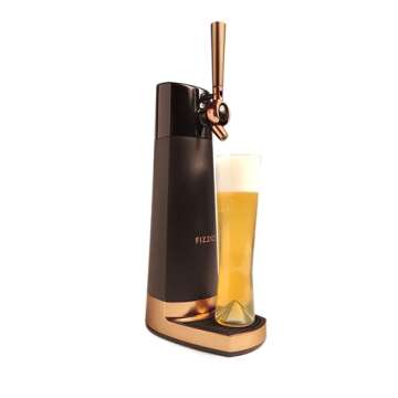 FIZZICS - DraftPour Beer Dispenser - Converts Any Can or Bottle Into a Nitro-Style Draft, Gift for Men and Beer Enthusiast, Beer Tap Draft Machine - Copper