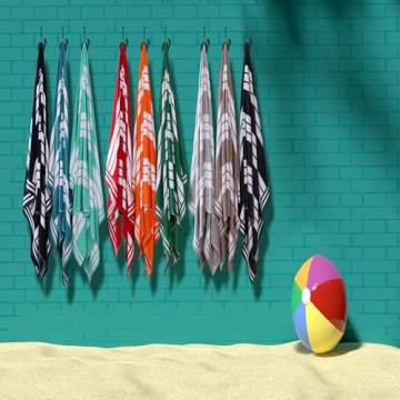 Superior Cotton Cabana Striped Beach Towels for Everyone