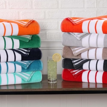 Superior Cotton Cabana Striped Beach Towels for Everyone