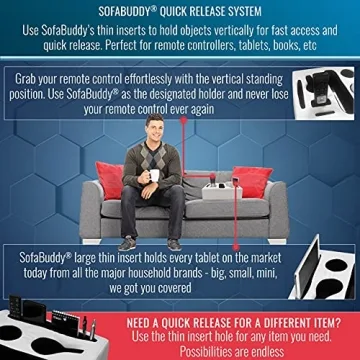 Sofa Buddy Couch Cup Holder - Spill-Free Sofa Accessory