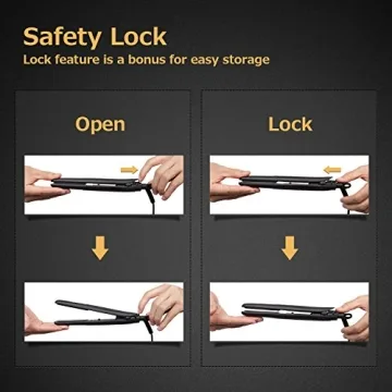 AmoVee Mini Flat Iron Dual Voltage Travel Hair Straightener