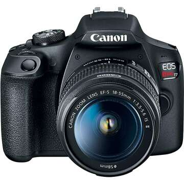 Canon Rebel T7 Camera with 18-55mm II Lens