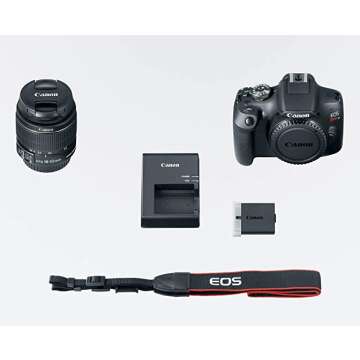 Canon Rebel T7 Camera with 18-55mm II Lens
