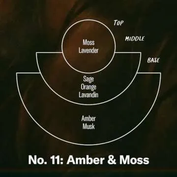 PF Candle CO Amber and Moss Large Candle, 12.5 OZ