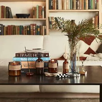 PF Candle CO Amber and Moss Large Candle, 12.5 OZ