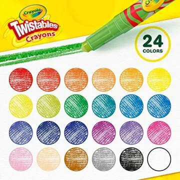 Crayola Twistables Crayons Set for Kids, 24 Count
