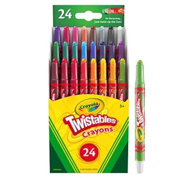 Crayola Twistables Crayons Set for Kids, 24 Count