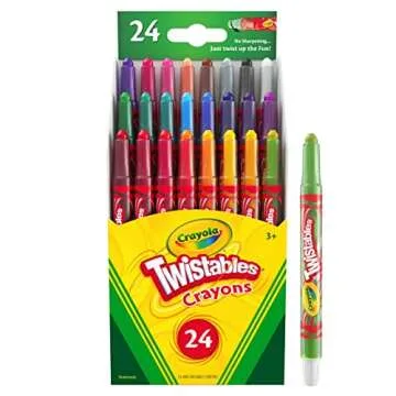 Crayola Twistables Crayons Set for Kids, 24 Count