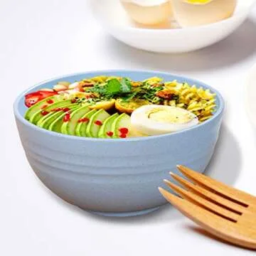 Buy DUOLUV Unbreakable Cereal Bowls - Eco-Friendly Set