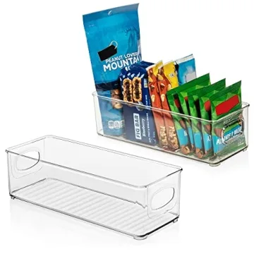 ClearSpace Stackable Plastic Storage Bins for Pantries