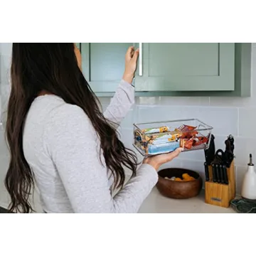 ClearSpace Stackable Plastic Storage Bins for Pantries