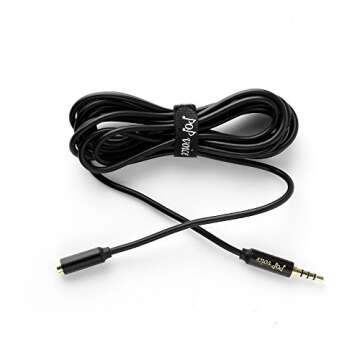 PoP voice 8 Feet 3.5mm Stereo Audio Microphone Headphone Extension Cable Male to Female