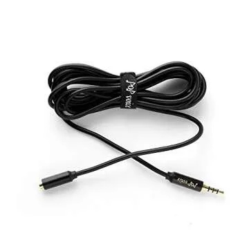 PoP voice 8 Feet 3.5mm Stereo Audio Microphone Headphone Extension Cable Male to Female