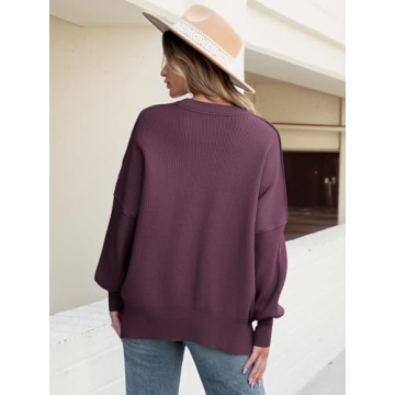 Stylish ANRABESS Women Oversized Fall Pullover Sweater