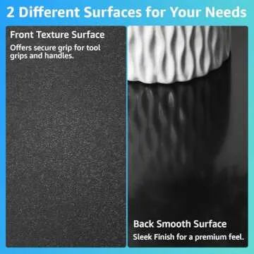 Art3d ABS Plastic Sheets 1/16 Inch Thick 8"x12", 2 Pack - Thermoform Two-Sided Rigid ABS Sheet (Textured Plastic Front & Smooth Back)