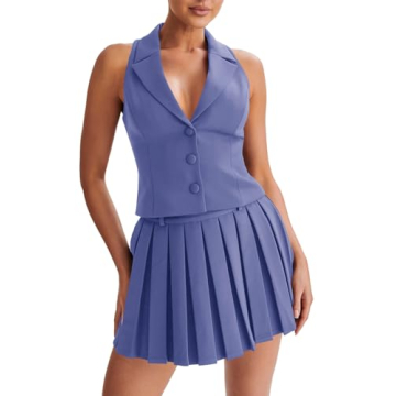 Cicy Bell Women's Summer 2 Piece Vest Set for Trendy Style