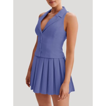 Cicy Bell Women's Summer 2 Piece Vest Set for Trendy Style