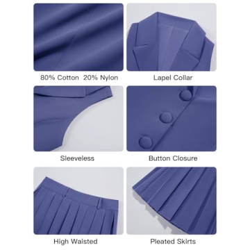 Cicy Bell Women's Summer 2 Piece Vest Set for Trendy Style