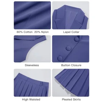 Cicy Bell Women's Summer 2 Piece Vest Set for Trendy Style