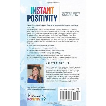 Instant Positivity Book for Daily Growth and Wellness