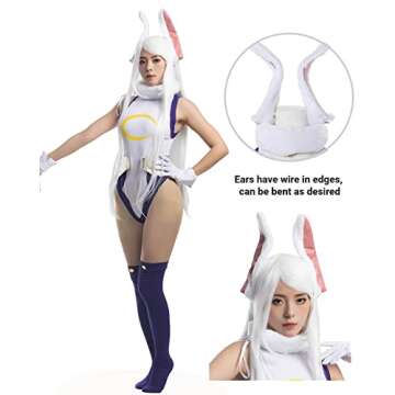 Nuoqi Miruko Cosplay - MHA Bunny Hero Bodysuit Costume