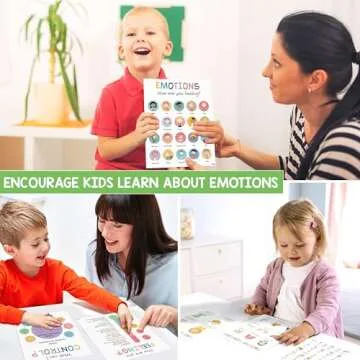 BEAWART 9 Calming Corner Classroom Posters, Mental Health Posters Therapy Office Decor ,Calm Down Corner Coping Skills Wall Art for Kids Toddler Classroom Preschool Homeschool Decoration, Feelings