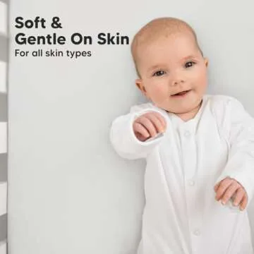 KeaBabies 2-Pack Crib Sheets Soft & Breathable for Babies