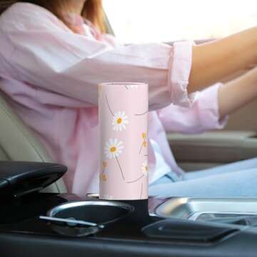 4 Pack Car Tissue Holder with 3-ply Facial Tissues Bulk, UBTKEY Car Tissues Cylinder, Round Tissue B...