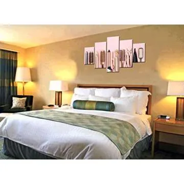Hair Salon Decor 5-Piece Canvas Wall Art for Home