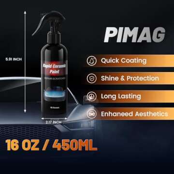 PIMAG Ceramic Coating for Cars, Optimal Shine & Protection