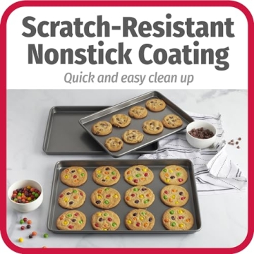 GoodCook Nonstick Baking Sheet Set - 3 Sizes