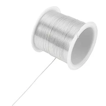 Airssory 0.5mm/24-Guage Copper Metal Beading Wire Long-Lasting Plated for Wrapping Twist Ties DIY Cr...