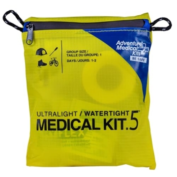 Adventure Medical Kits Ultralight & Watertight Medical Kit .5 - Compact Multi-Sport First Aid Kit Pe...
