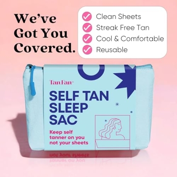 Tan Fan Self Tan Sleep Sac Stain-Free Breathable Comfort