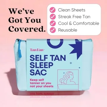 Tan Fan Self Tan Sleep Sac Stain-Free Breathable Comfort