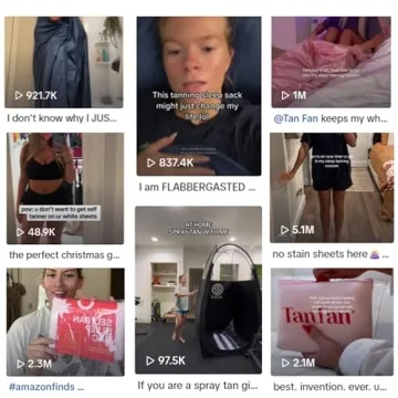 Tan Fan Self Tan Sleep Sac Stain-Free Breathable Comfort