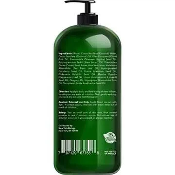 New York Biology Tea Tree Body Wash for Men and Women - Moisturizing Body Wash Helps Soothe Itchy Sk...