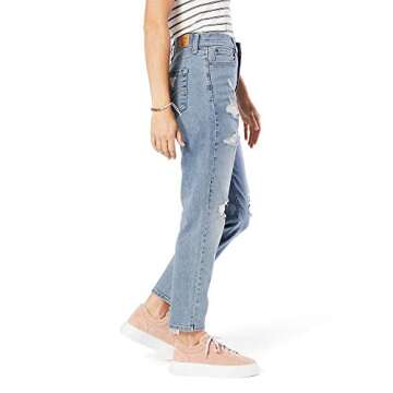 Levi Strauss Signature Gold Junior's Mom Jeans - Fun House, High Waist
