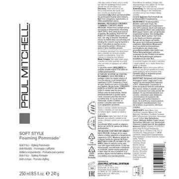 Paul Mitchell Foaming Pommade, Anti-Frizz, Light Hold, For Wavy, Curly + Coarse Hair, 8.5 fl. oz.