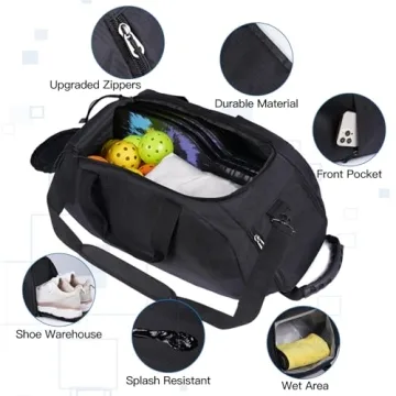 Awyrzpoirt Large Capacity Pickleball Backpack Bag