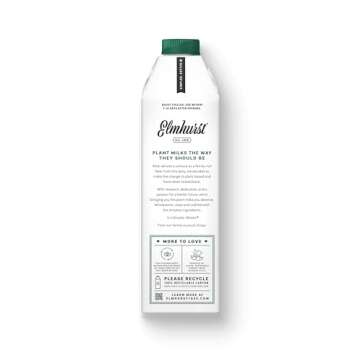 Elmhurst 1925 Unsweetened Coconut Cashew Milk, 32 Ounce (Pack of 6)