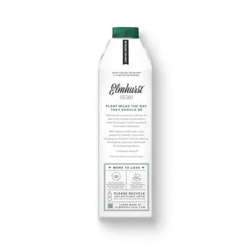 Elmhurst 1925 Unsweetened Coconut Cashew Milk, 32 Ounce (Pack of 6)