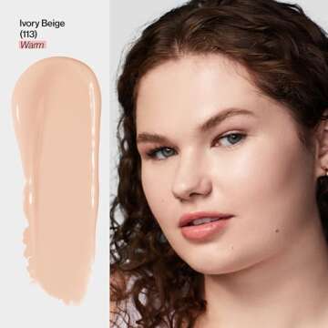 Revlon Illuminance Tinted Serum, Triple Hyaluronic Acid, Evens Out Skin Tone Over Time and Hydrates All Day, SPF 15, 113 Ivory Beige, 0.94 fl oz.