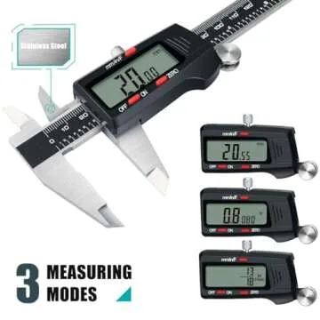 Kynup Digital Caliper Measuring Tool with Fraction Conversion
